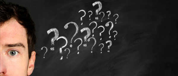 questions marks on a chalkboard